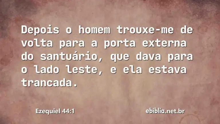 Ezequiel 44:1