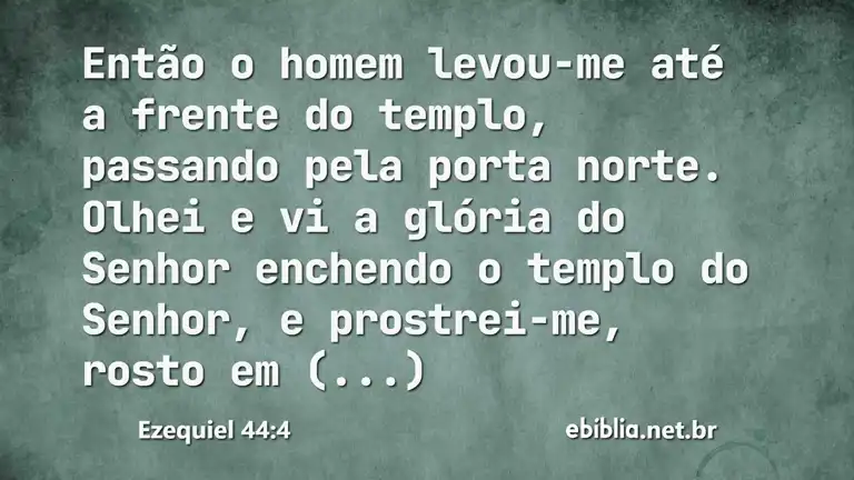 Ezequiel 44:4