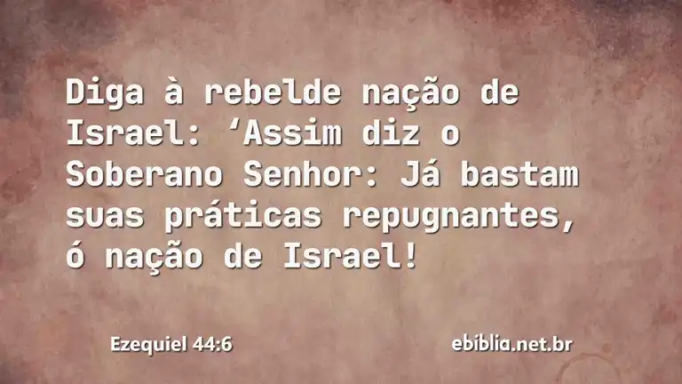 Ezequiel 44:6