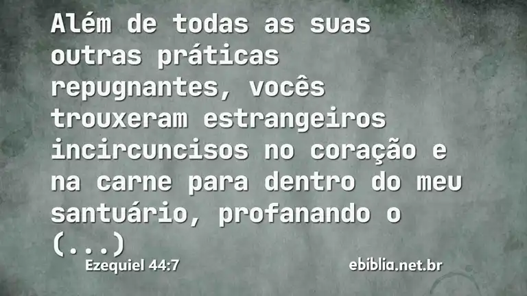 Ezequiel 44:7