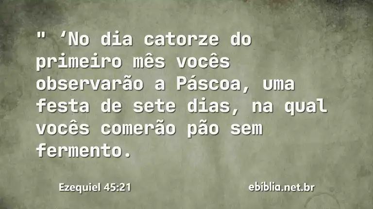 Ezequiel 45:21