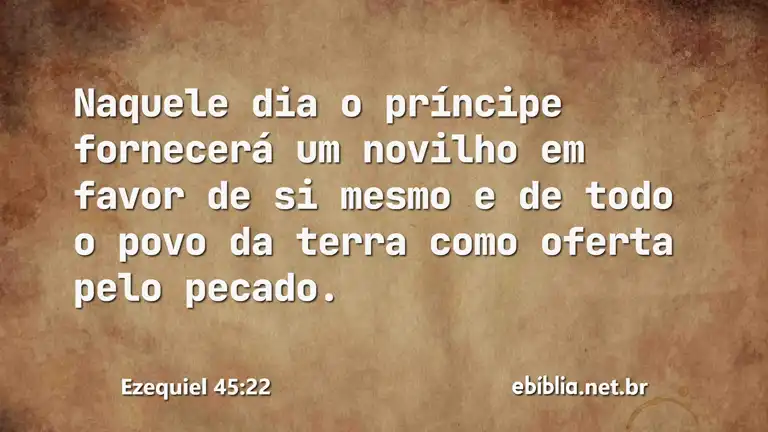 Ezequiel 45:22