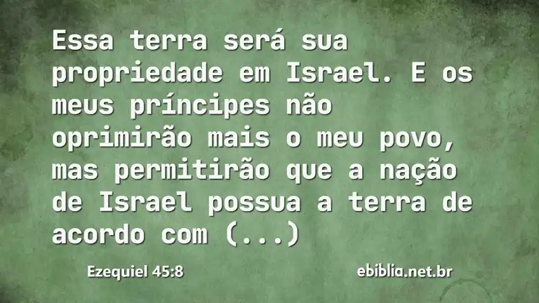 Ezequiel 45:8