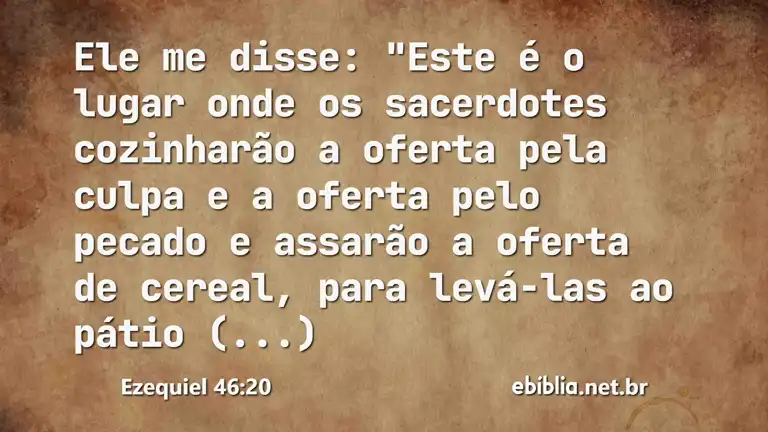 Ezequiel 46:20