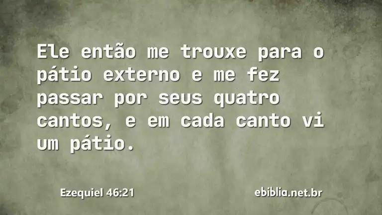 Ezequiel 46:21