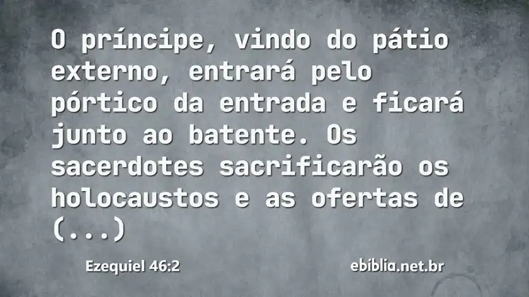 Ezequiel 46:2