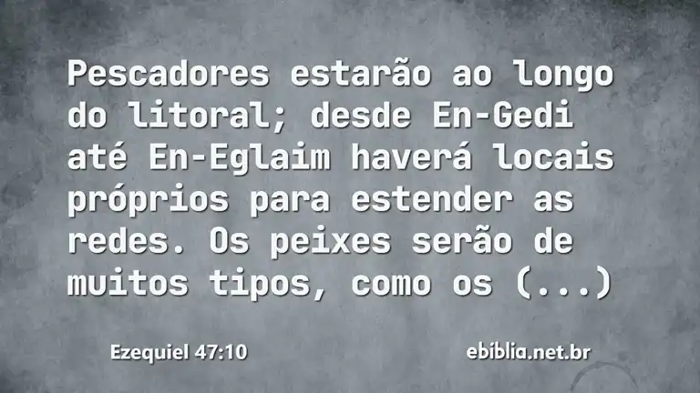 Ezequiel 47:10