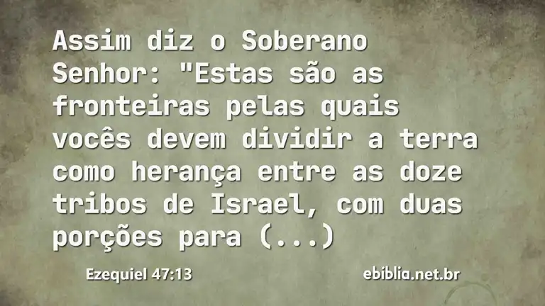 Ezequiel 47:13