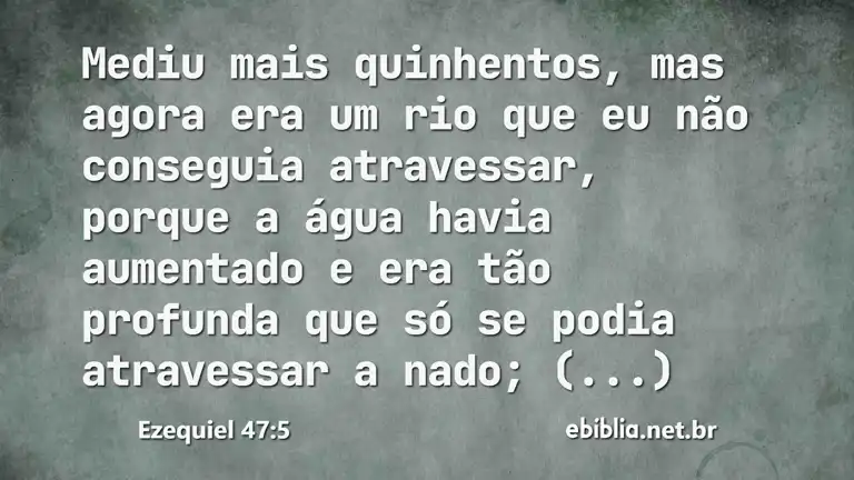 Ezequiel 47:5