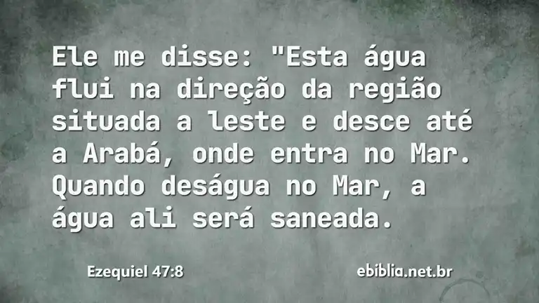 Ezequiel 47:8