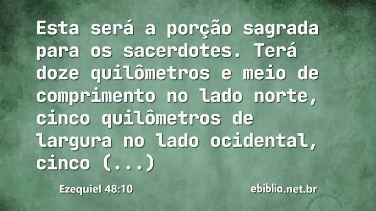 Ezequiel 48:10