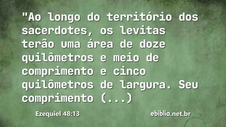 Ezequiel 48:13