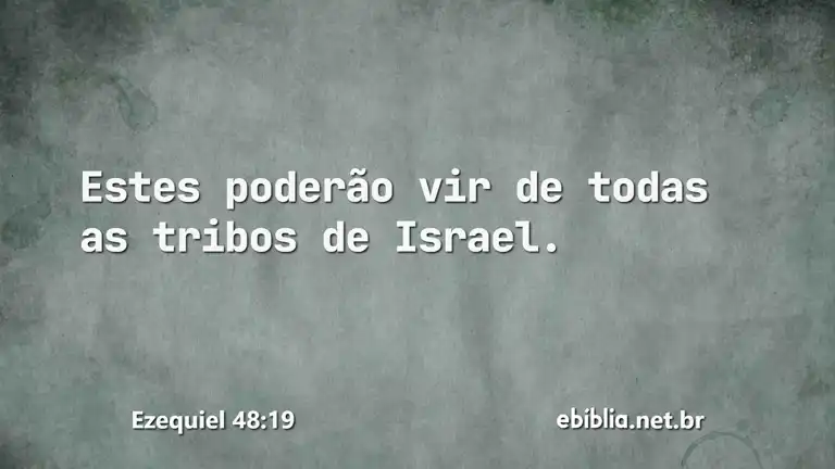 Ezequiel 48:19