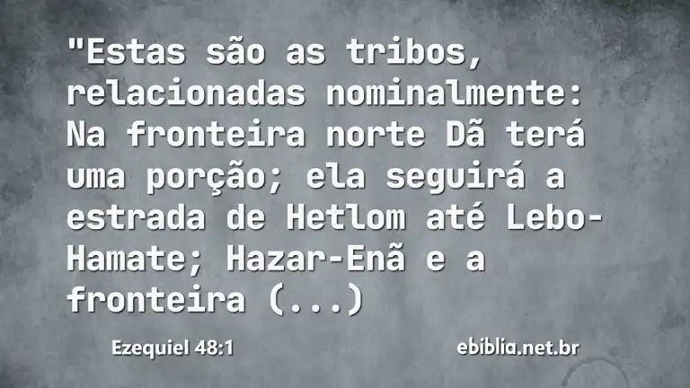 Ezequiel 48:1