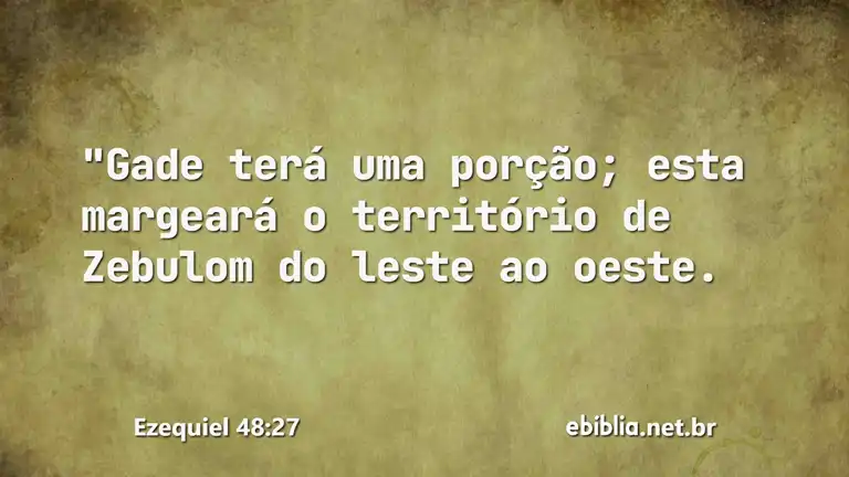 Ezequiel 48:27