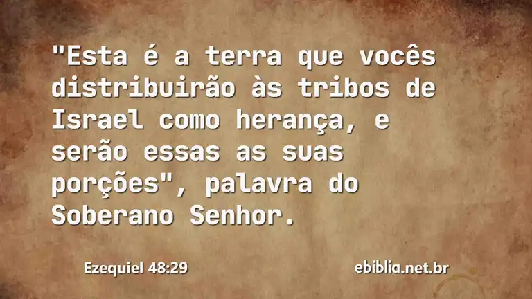 Ezequiel 48:29