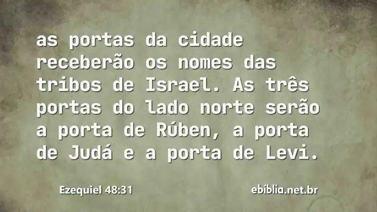 Ezequiel 48:31