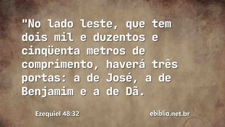 Ezequiel 48:32