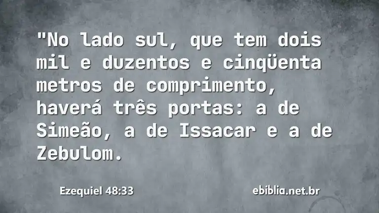 Ezequiel 48:33