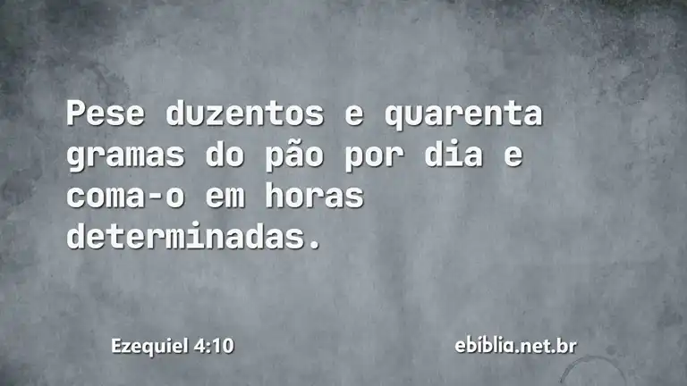 Ezequiel 4:10