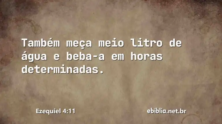 Ezequiel 4:11