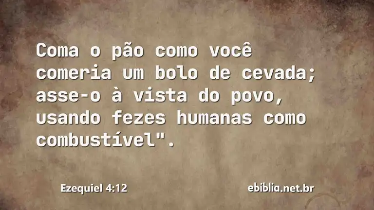 Ezequiel 4:12