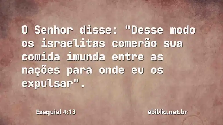 Ezequiel 4:13