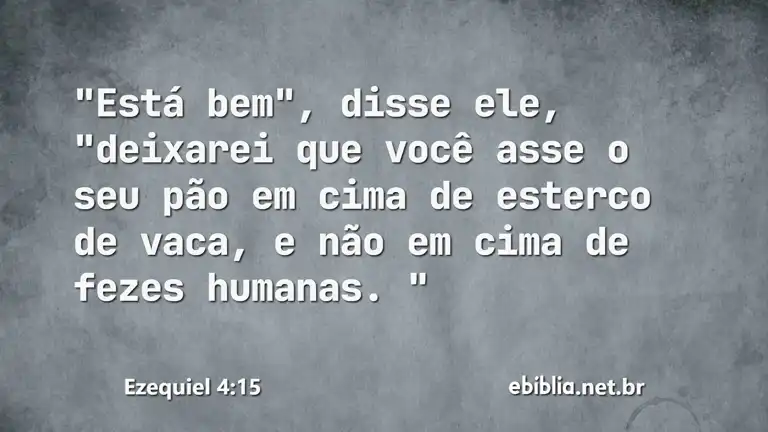 Ezequiel 4:15