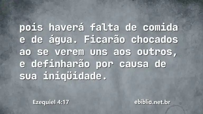 Ezequiel 4:17