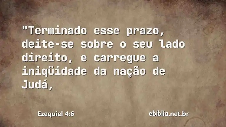 Ezequiel 4:6