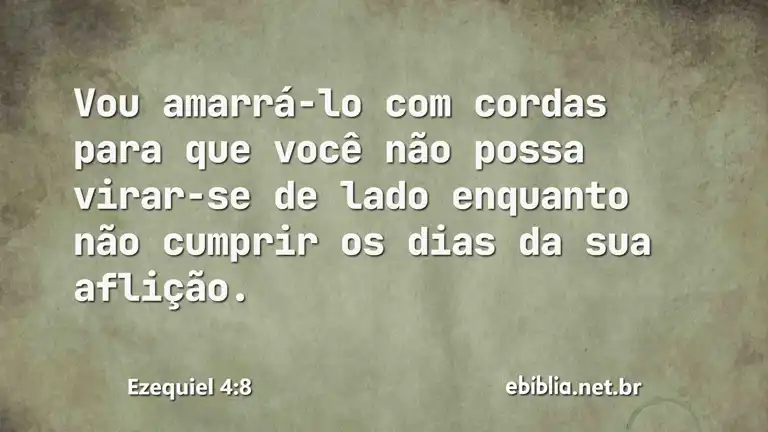 Ezequiel 4:8