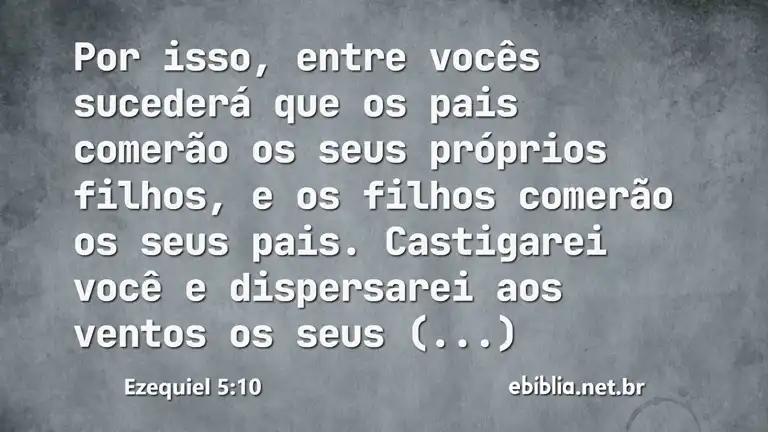 Ezequiel 5:10