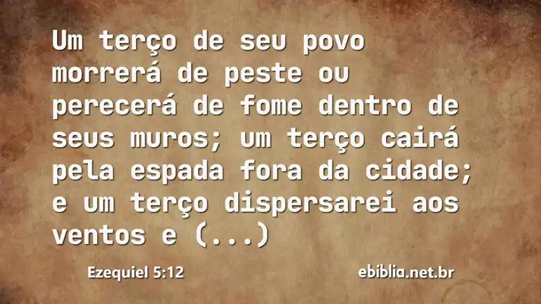 Ezequiel 5:12