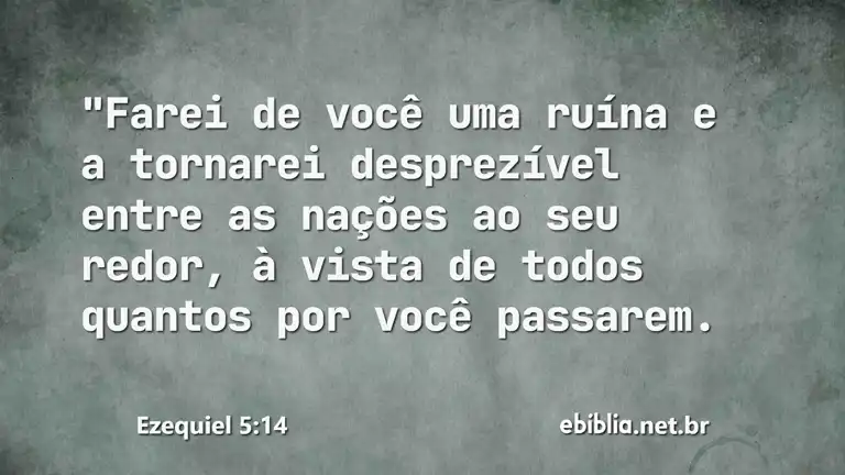 Ezequiel 5:14