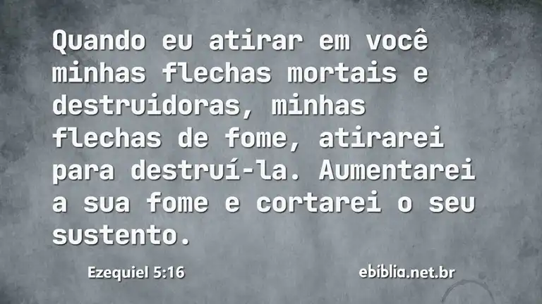 Ezequiel 5:16