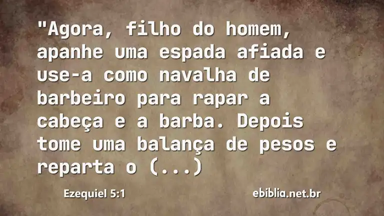 Ezequiel 5:1