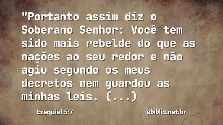 Ezequiel 5:7