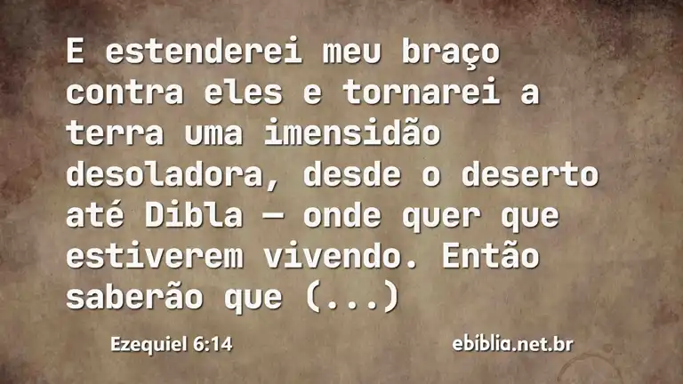 Ezequiel 6:14