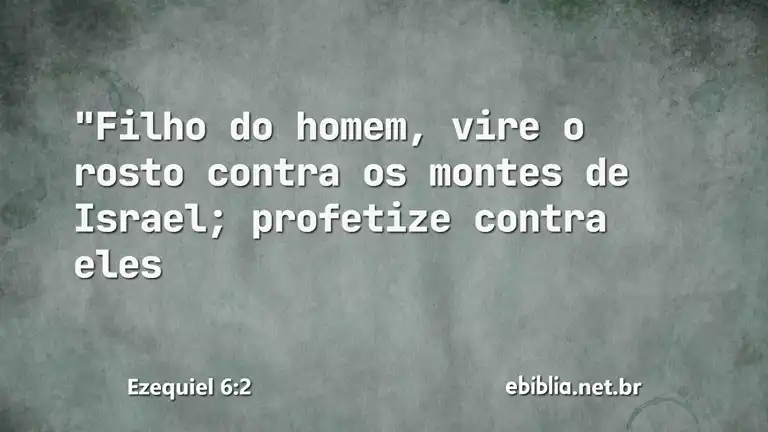 Ezequiel 6:2