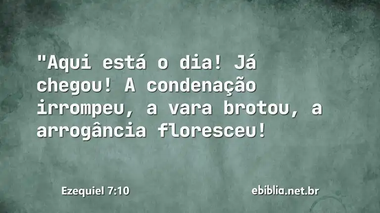 Ezequiel 7:10