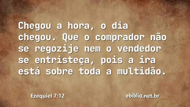 Ezequiel 7:12