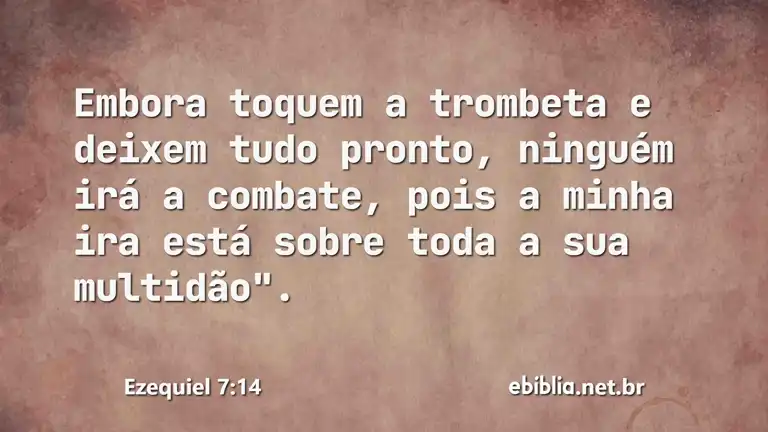 Ezequiel 7:14