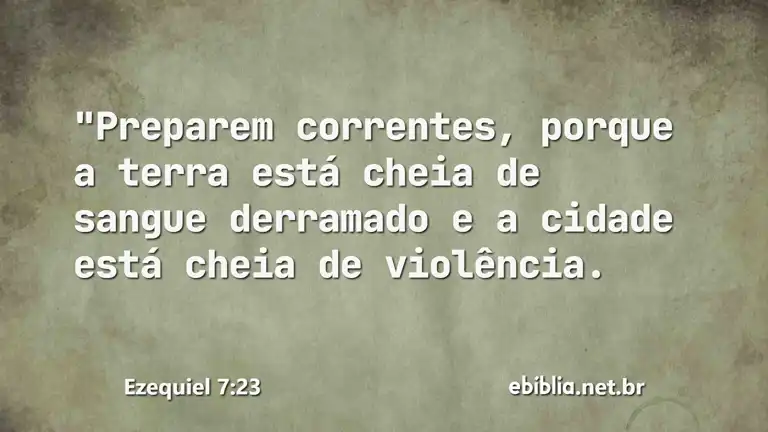 Ezequiel 7:23