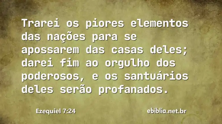 Ezequiel 7:24