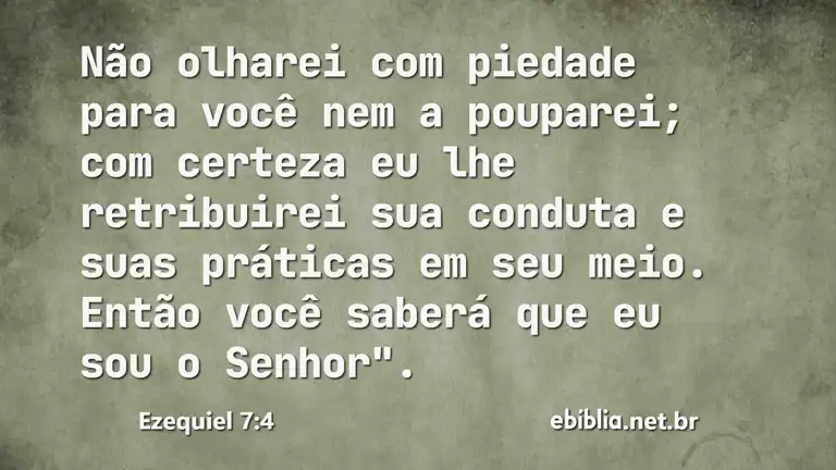 Ezequiel 7:4