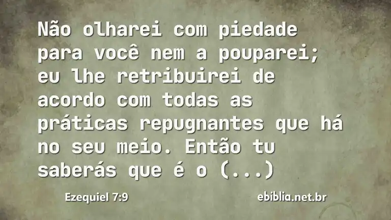 Ezequiel 7:9