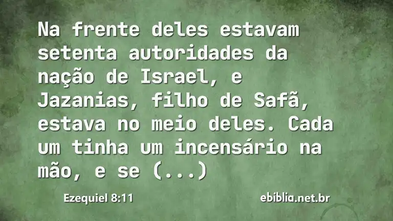 Ezequiel 8:11