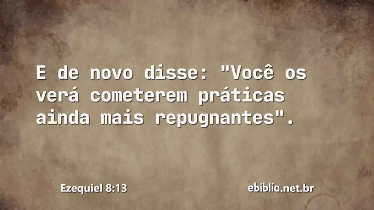 Ezequiel 8:13