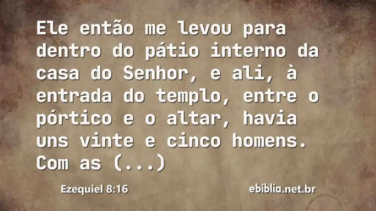 Ezequiel 8:16