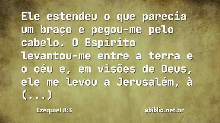 Ezequiel 8:3